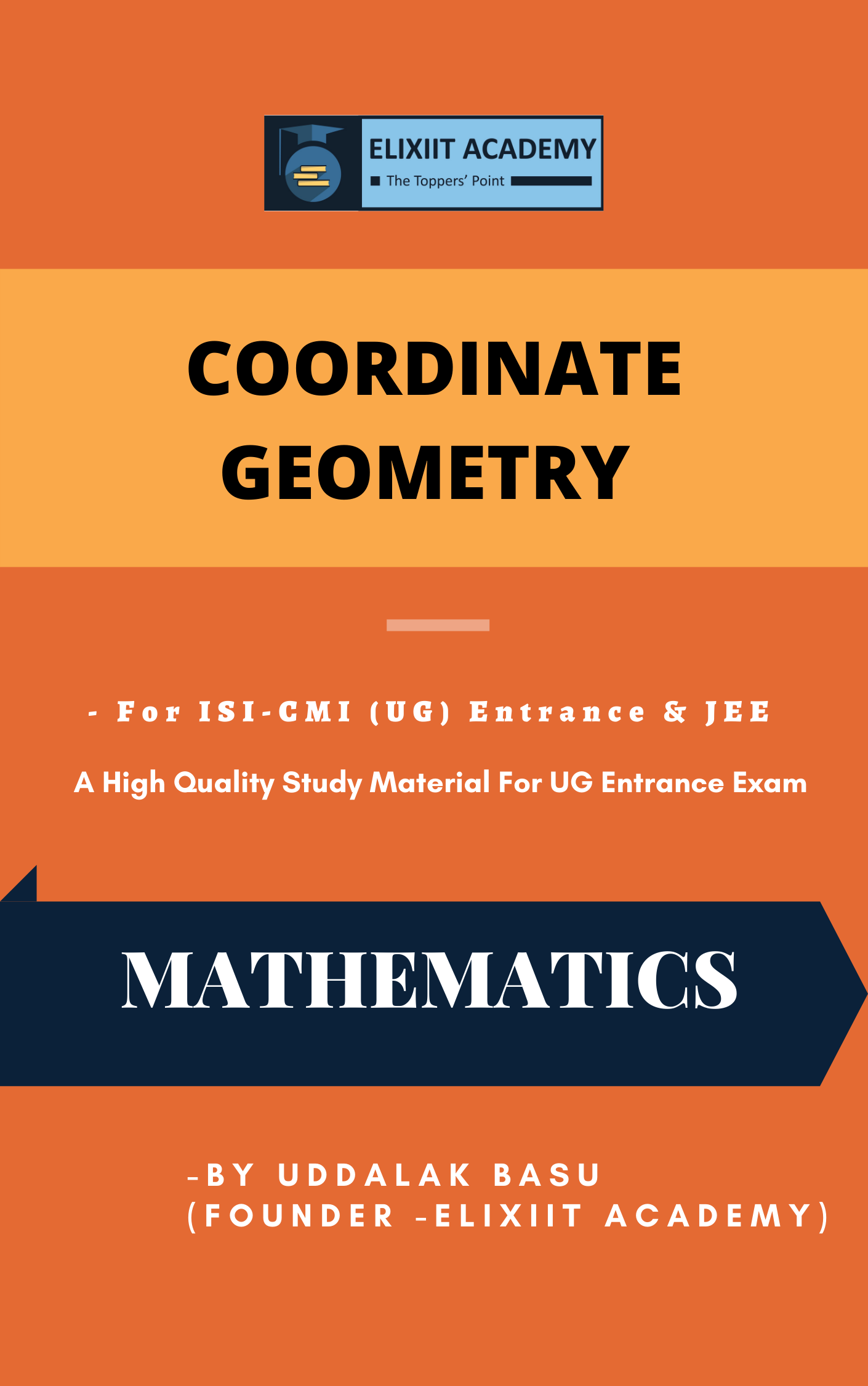 Coordinate Geometry Study Material for ISI-CMI (UG) Entrance & JEE Advanced 